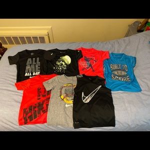 Bundle of Nike & Under Armour Boys Tops